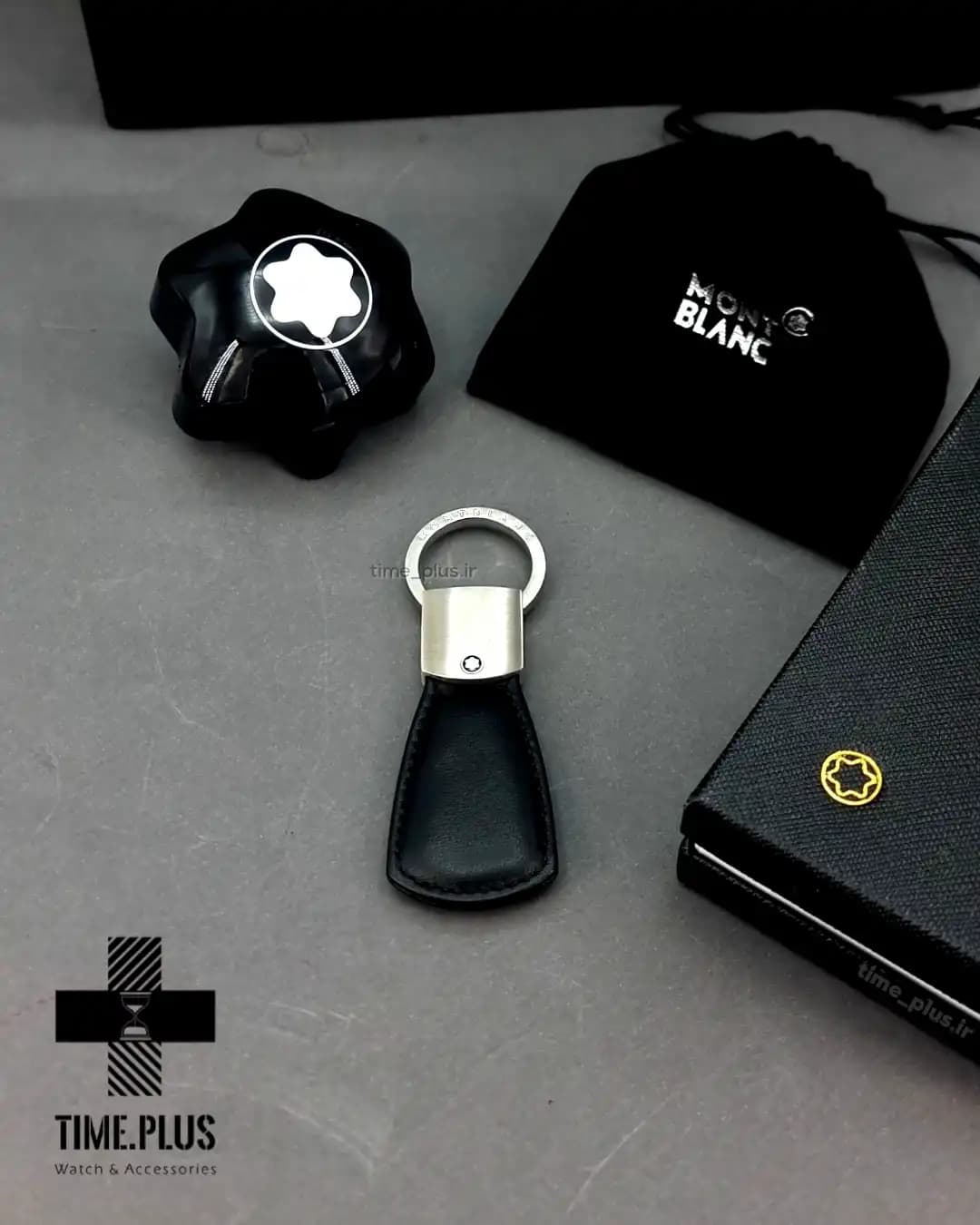 جاسوئیچی Montblanc مشکی — تصویر ۳