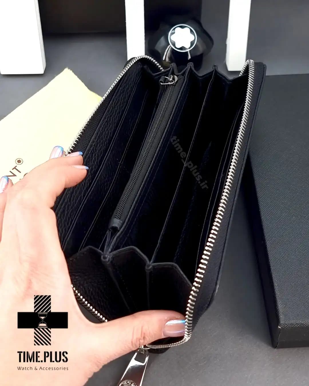 کیف پول Montblanc کیفیت مستر — تصویر ۶