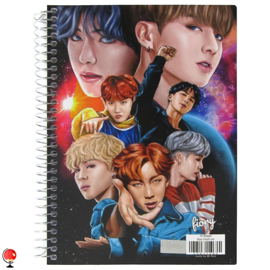 دفتر پلنر روزانه طرح بی تی اس BTS مستر راد — تصویر ۲