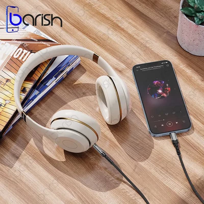 کابل تبدیل Lightening به AUX بروفون مدل BL15 — تصویر ۵