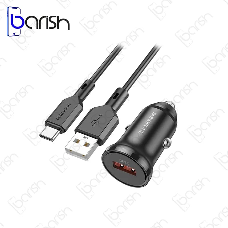 شارژر فندکی فست 18 واتی بروفون مدل BZ18 با کابل Type-C — تصویر ۳