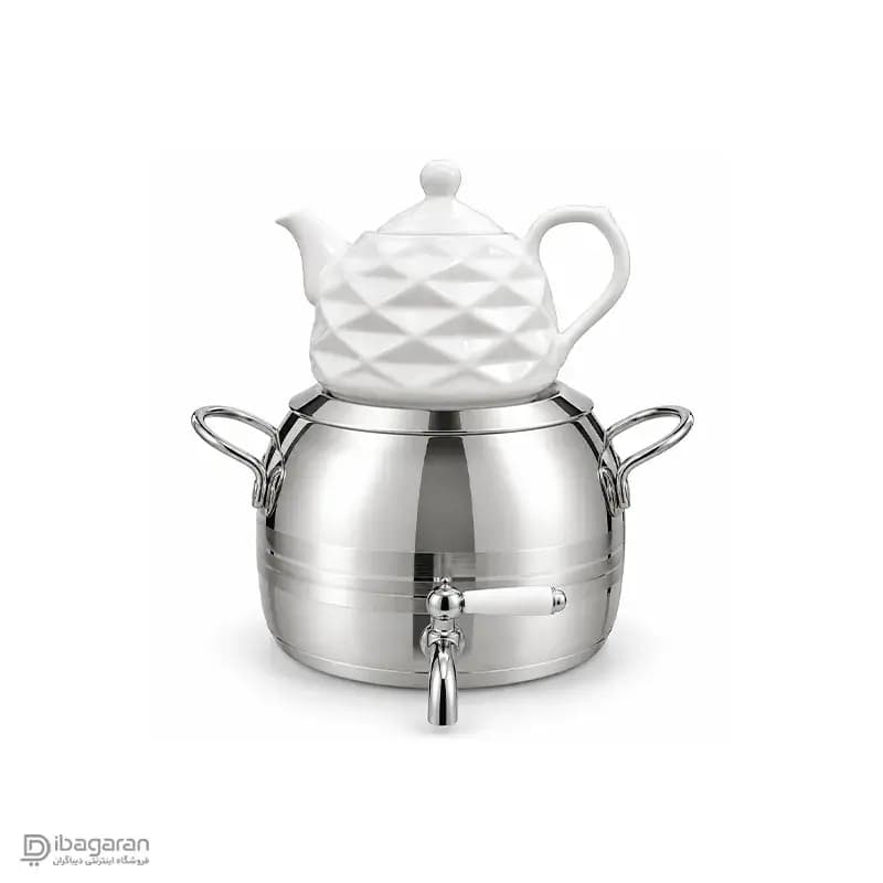کتری قوری دوخط مات مدل 6044 — تصویر ۶