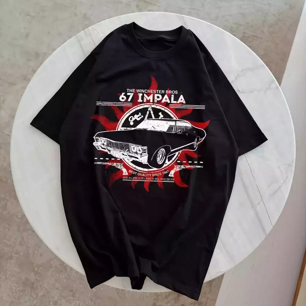 تیشرت سوپرنچرال طرح 67 Impala ماشین برادران وینچستر