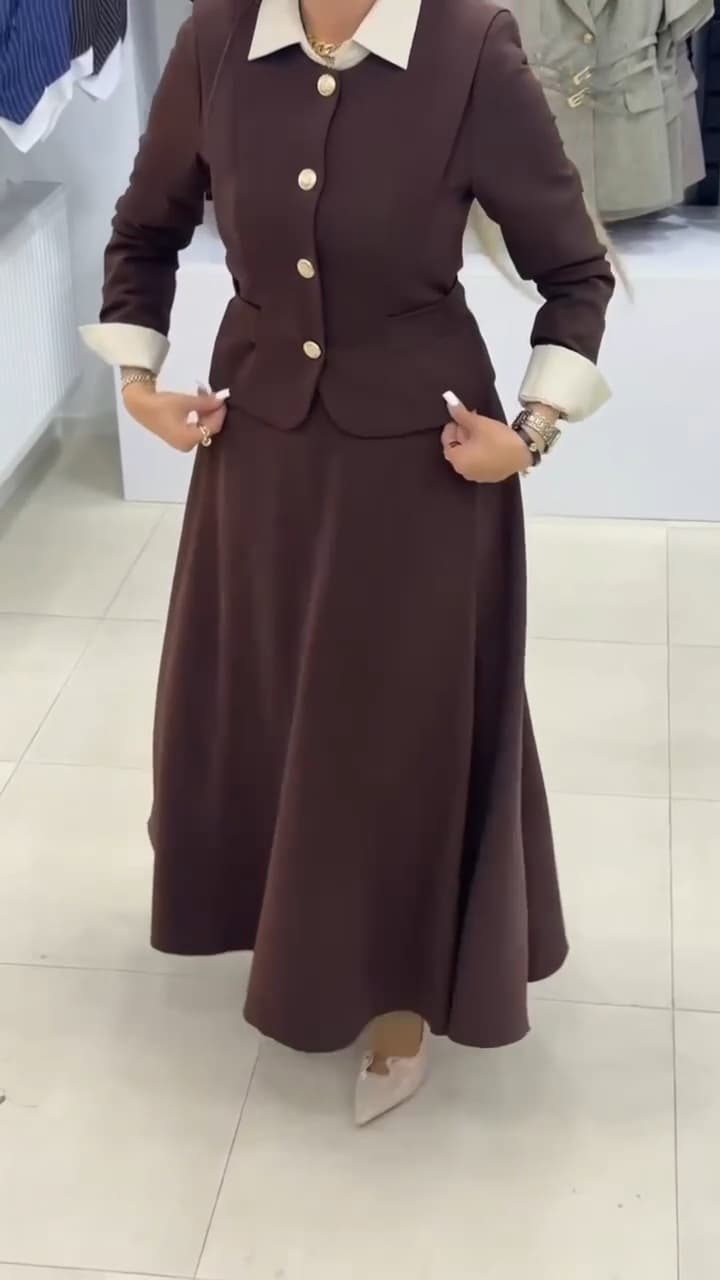 کت دامن زنانه مدل یاشیل — تصویر ۴