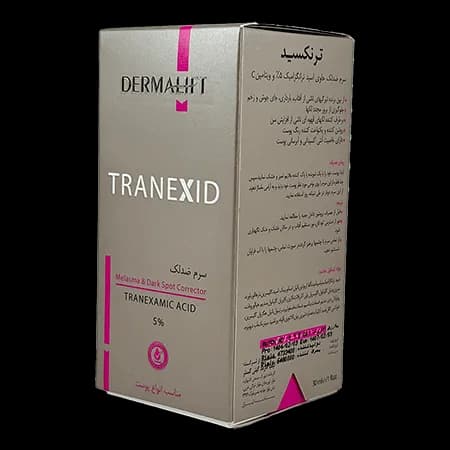 سرم ضد لک درمالیفت مدل ترانکسید – روشنکننده و یکنواختکننده رنگ پوست — تصویر ۳