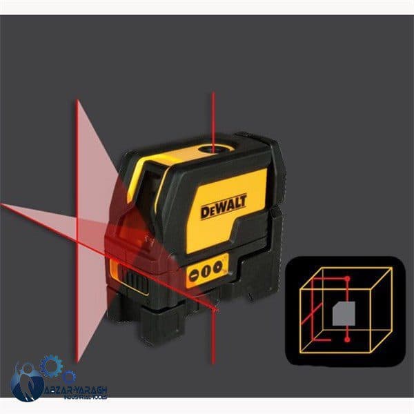 تراز لیزری 2 نقطه + 2 خط تراز متری دیوالت DW0822 — تصویر ۴
