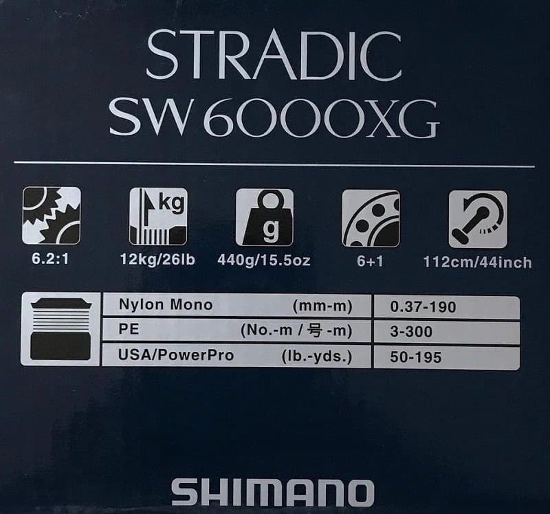 چرخ ماهیگیری شیمانو SHIMANO STRADIC 6000 XG — تصویر ۴