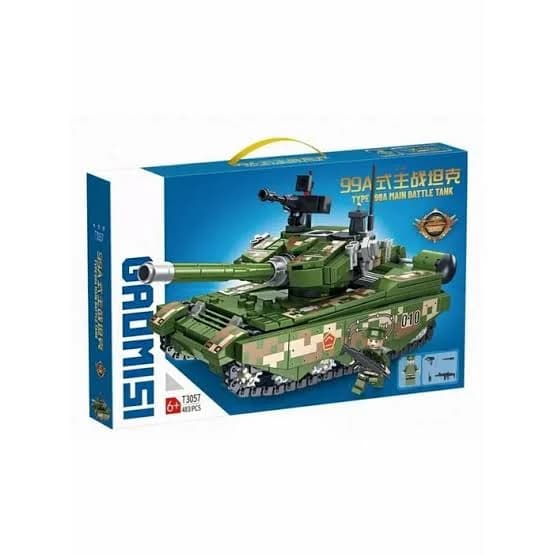 لگو گادمیسی 99A تانگ جنگی LEGO GAD MISI TYPE 99A MAIN BATTLE TANK مدل T3057