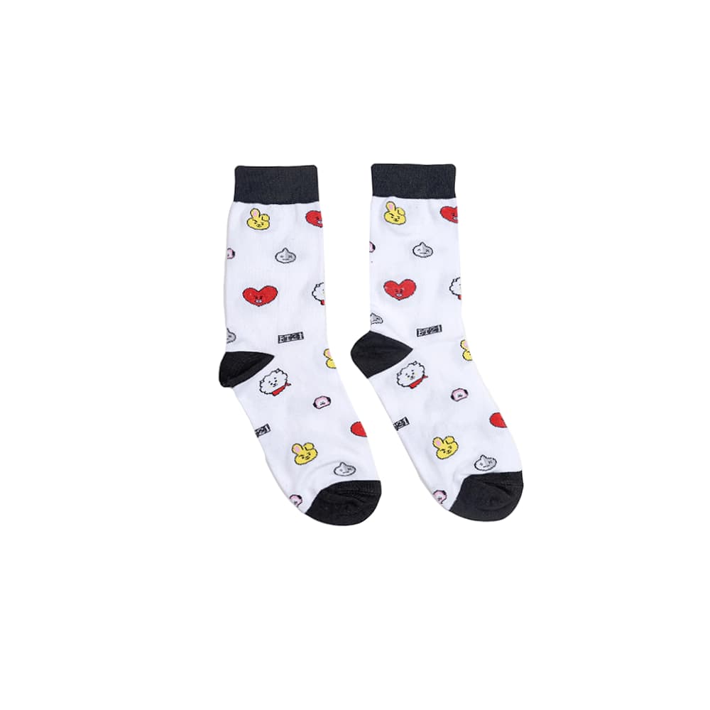 جوراب ساقدار طرح آرجی BT21