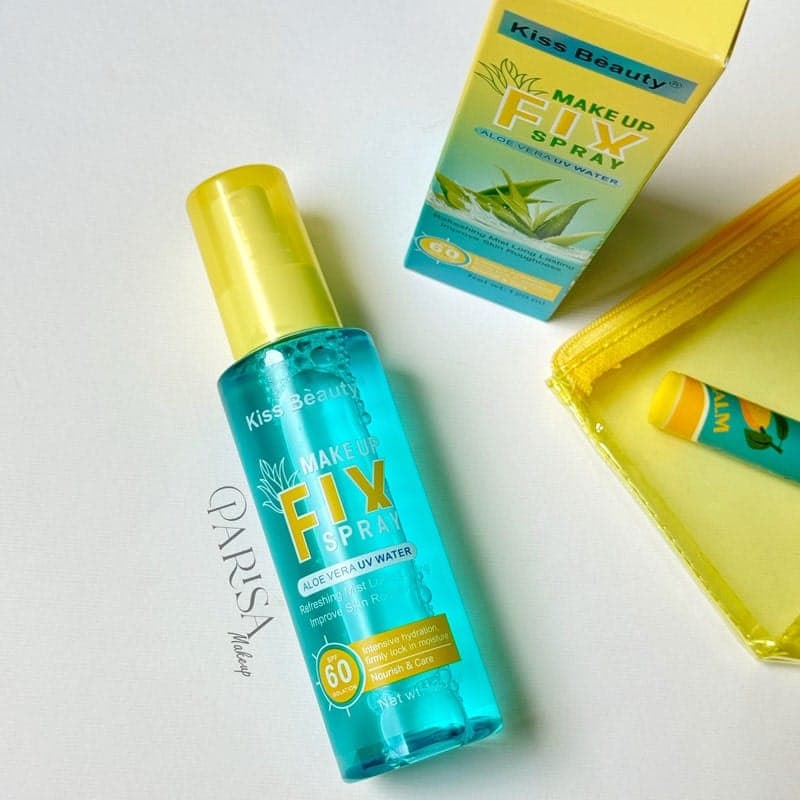 اسپری فیکس Kiss Beauty SPF +60 مدل آلوئه ورا — تصویر ۳