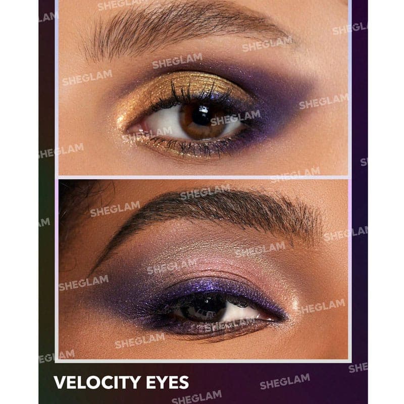 پالت سایه 8 رنگ شیگلم SHEGLAM مدل Chroma Zone رنگ VELOCITY — تصویر ۴