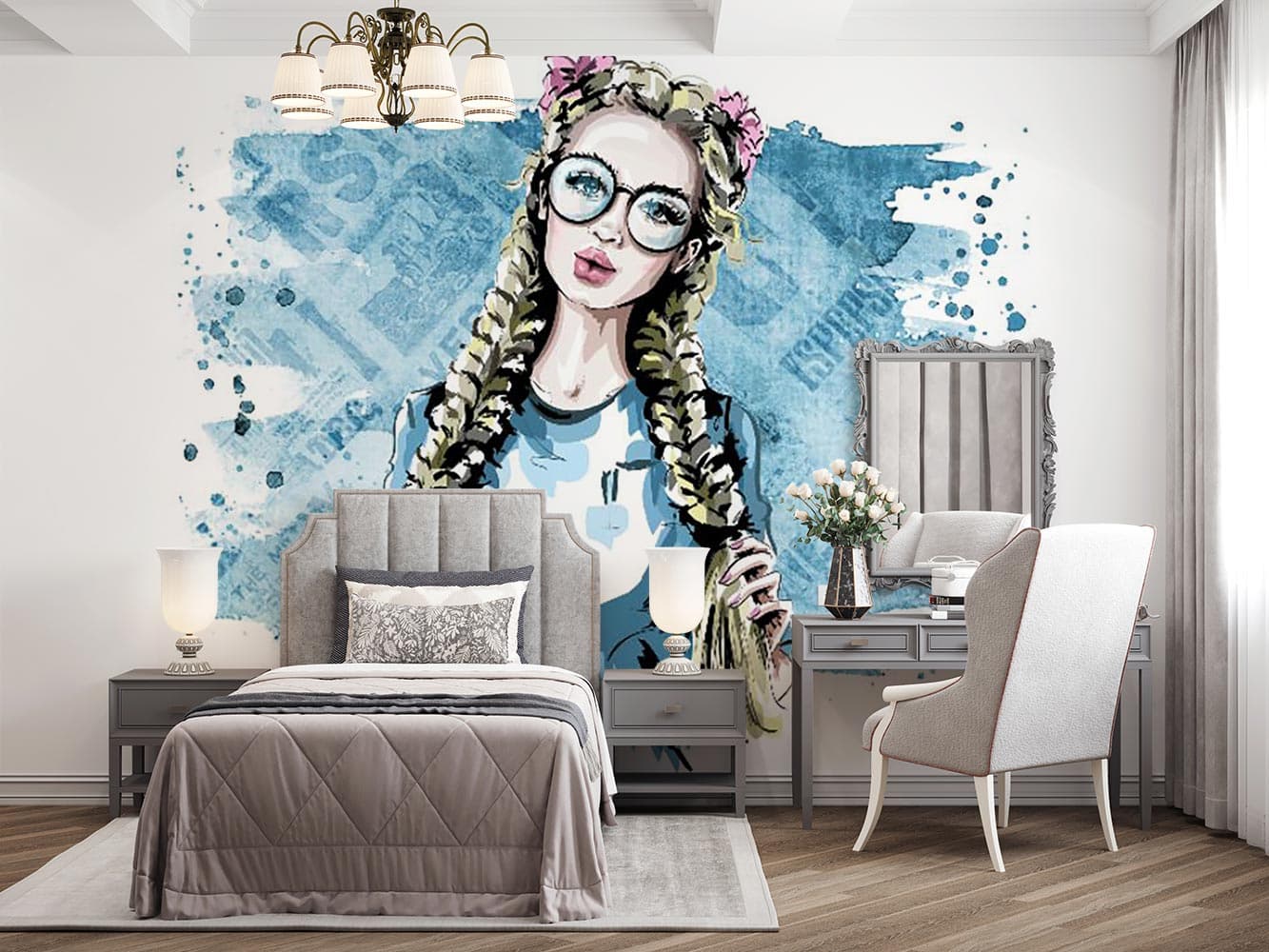 پوستر دیواری دخترانه فشن W13424900