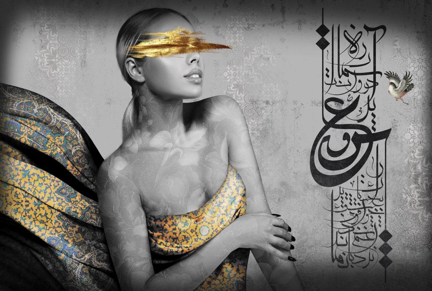 پوستر دیواری لاکچری چهره W13422900 — تصویر ۳
