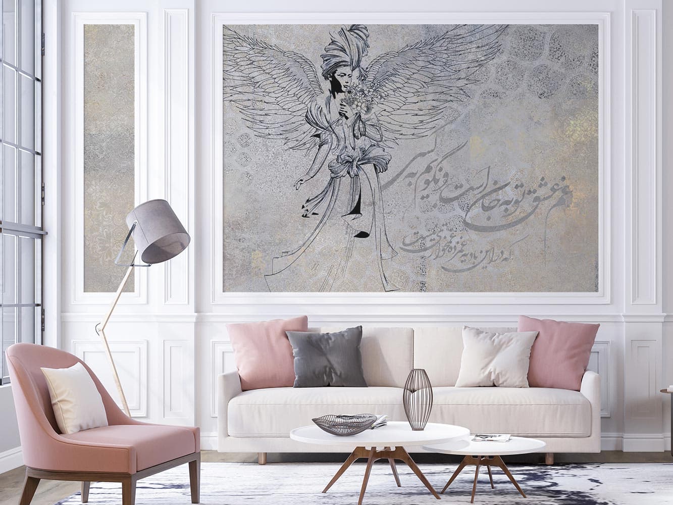 پوستر دیواری خاص چهره فشن W13406200 — تصویر ۲