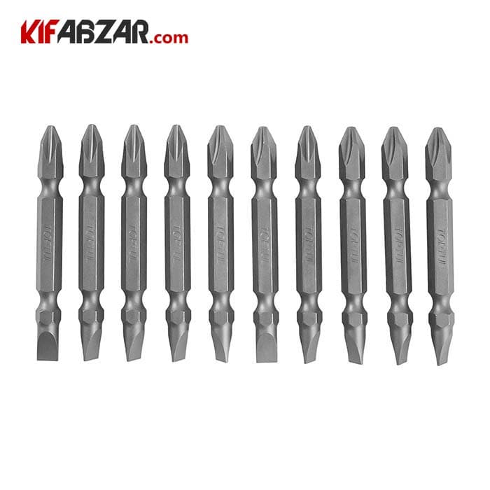 سری پیچ گوشتی یکسر دو سو یکسر چهارسو 10 عددی تاپ تول مدل GAAW1004