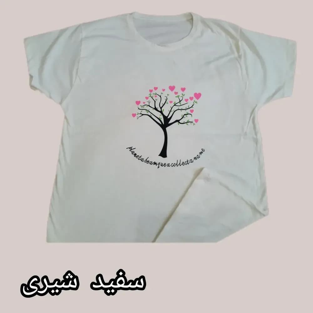 تیشرت زنانه سوپرپنبه وارداتی صددرصد پنبه — تصویر ۶