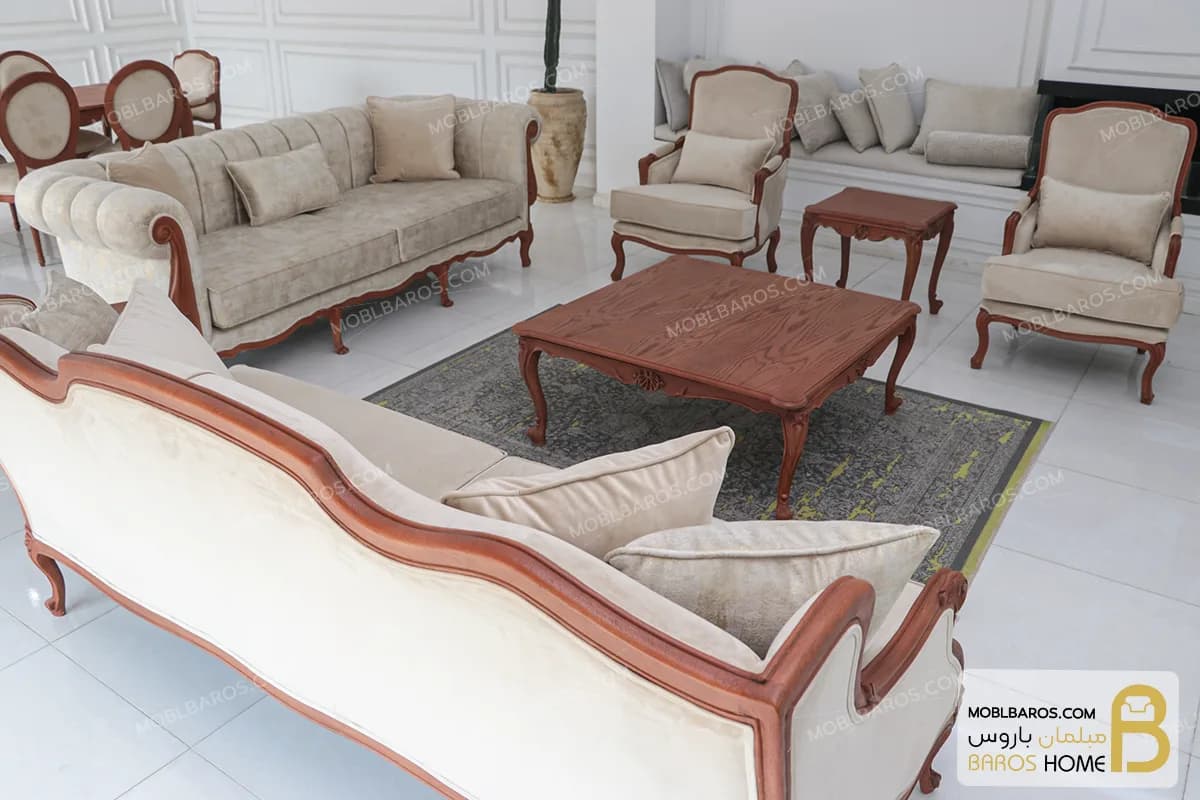 مبل کلاسیک رومینا و چستر نیکا — تصویر ۴