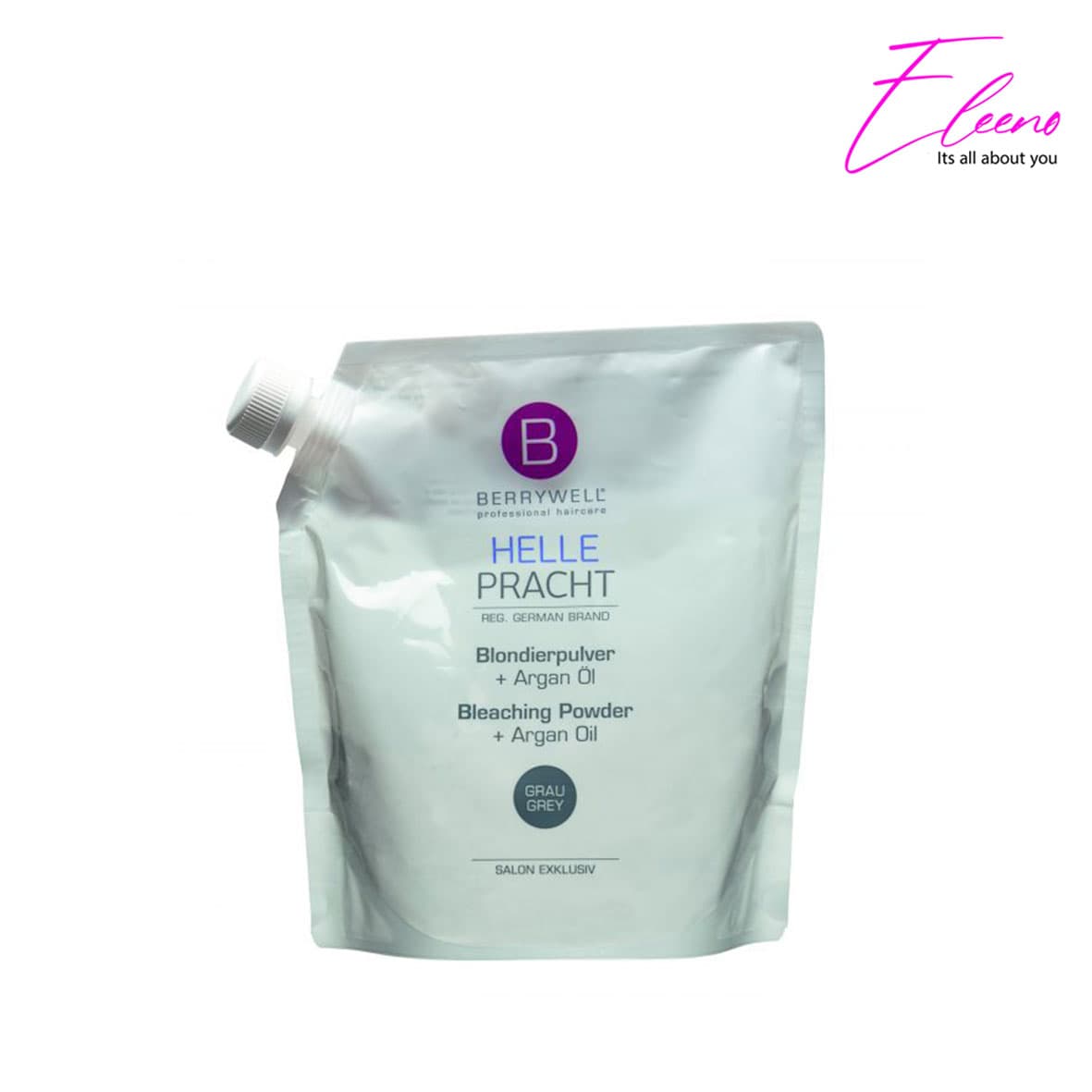 پودر دکلره خاکستری بریول حاوی روغن آرگان Berrywell Bleaching Grey