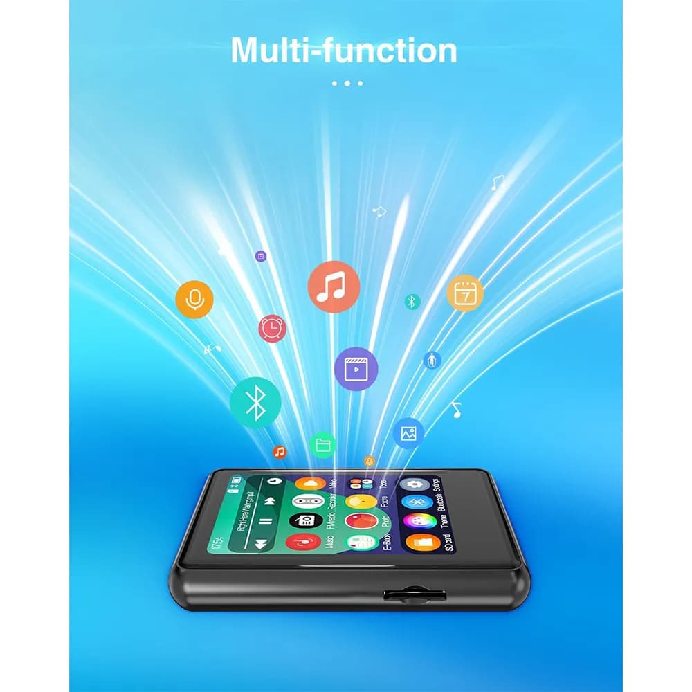 MP3 پلیر لمسی Tokemisc مدل S7-16GB با بلوتوث 5.3 و اسپیکر داخلی برند tokemisc مدل S7 — تصویر ۲