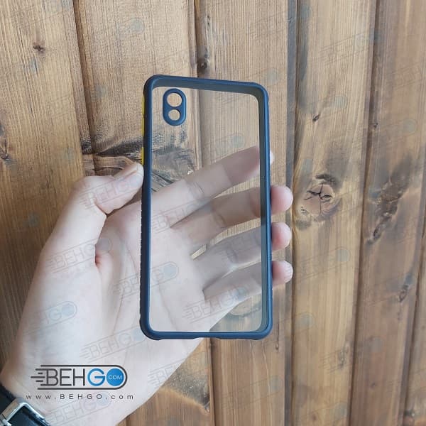 قاب گوشی a01 core گارد مدل میکیلین پشت شفاف شیشه ای Miqilin Case For Samsung Galaxy A01 Core — تصویر ۶