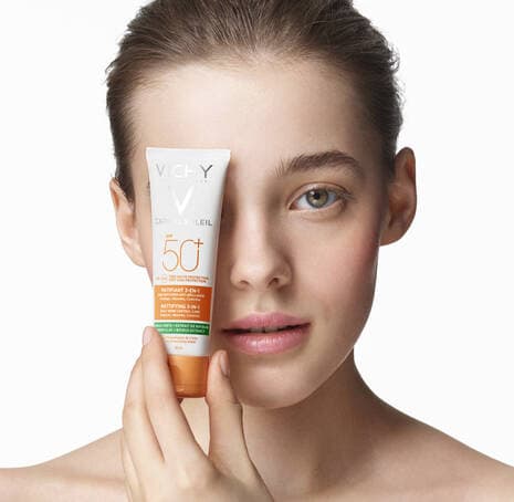 کرم ضد آفتاب بی رنگ ویشی مینرال VICHY MATIFIANT SPF50 — تصویر ۲