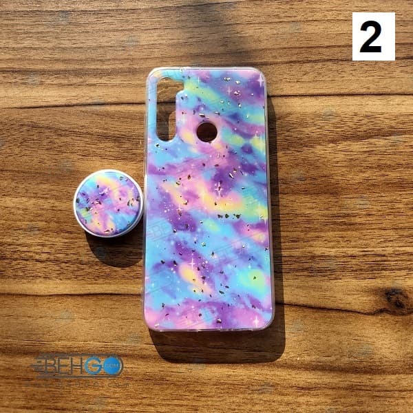 قاب گوشی شیائومی ردمی note 8 کاور Redmi Note 8 دخترانه پاپ سوکت فانتزی مدل رنگین کمان گارد محافظ ردمی نوت 8 مناسب fantasy case with popsocket for Xiaomi Redmi Note 8 — تصویر ۶