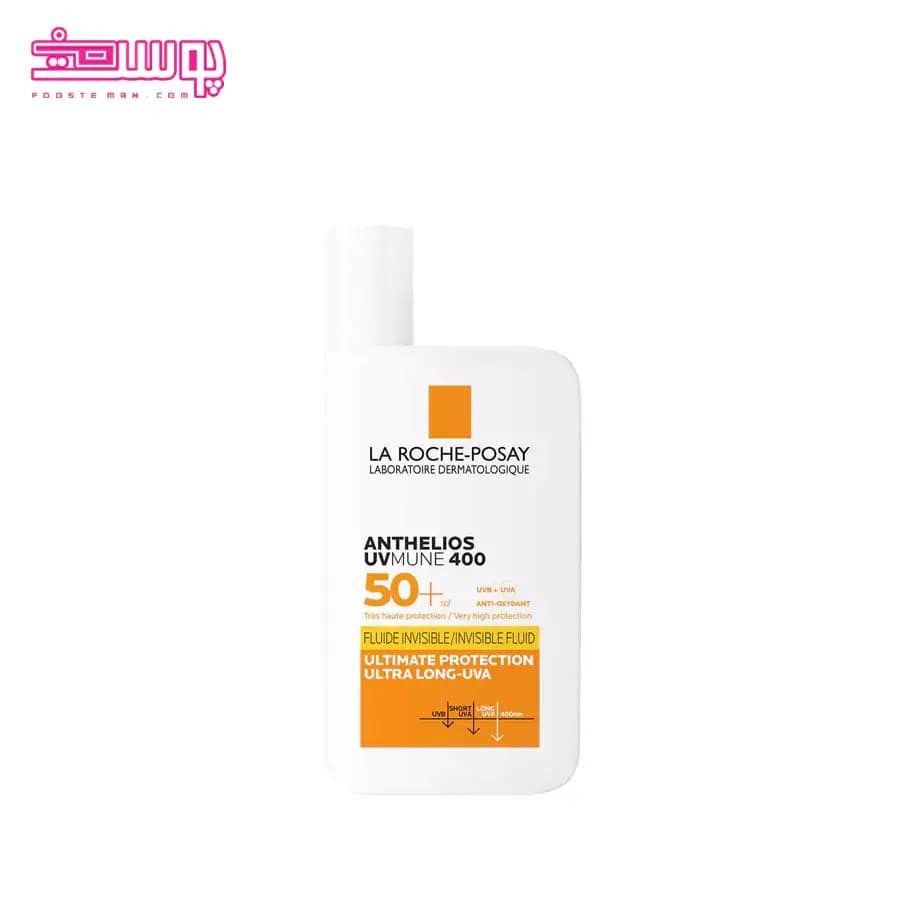 کرم ضد آفتاب بی رنگ لاروش پوزای مدل UVMune400 حجم 50ml