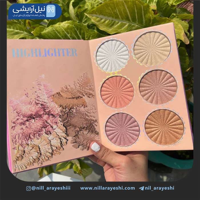 پالت کتابی ورقه ای چند کاره 43 رنگ طرح دختر آیگود کو کد lk5158 — تصویر ۳