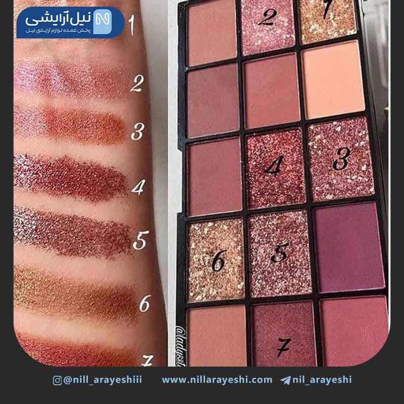 پالت سایه پانزده رنگ تکنیک سری invite only — تصویر ۲