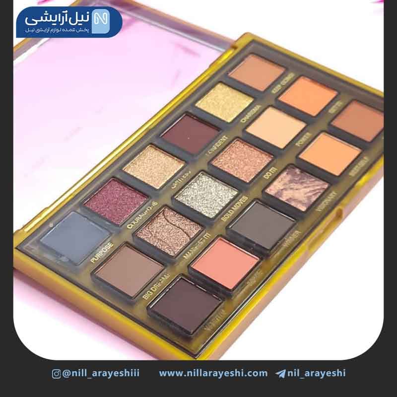 پالت سایه هجده رنگ هدی موجی کد ES – 18l — تصویر ۲