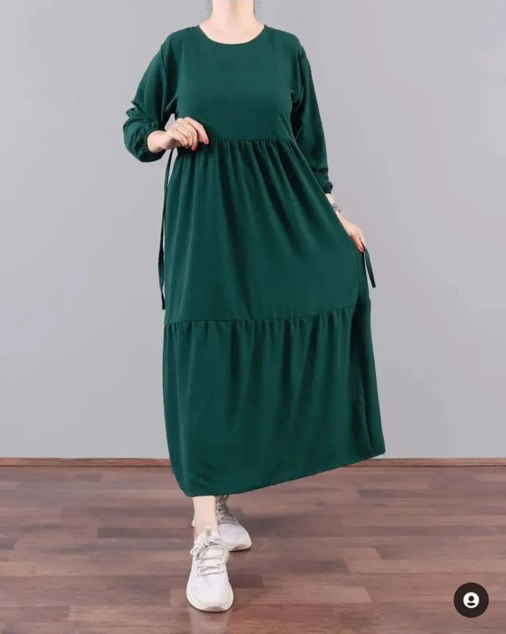پیراهن مانتوی ابروبادطرح دریا/کد6572 — تصویر ۵