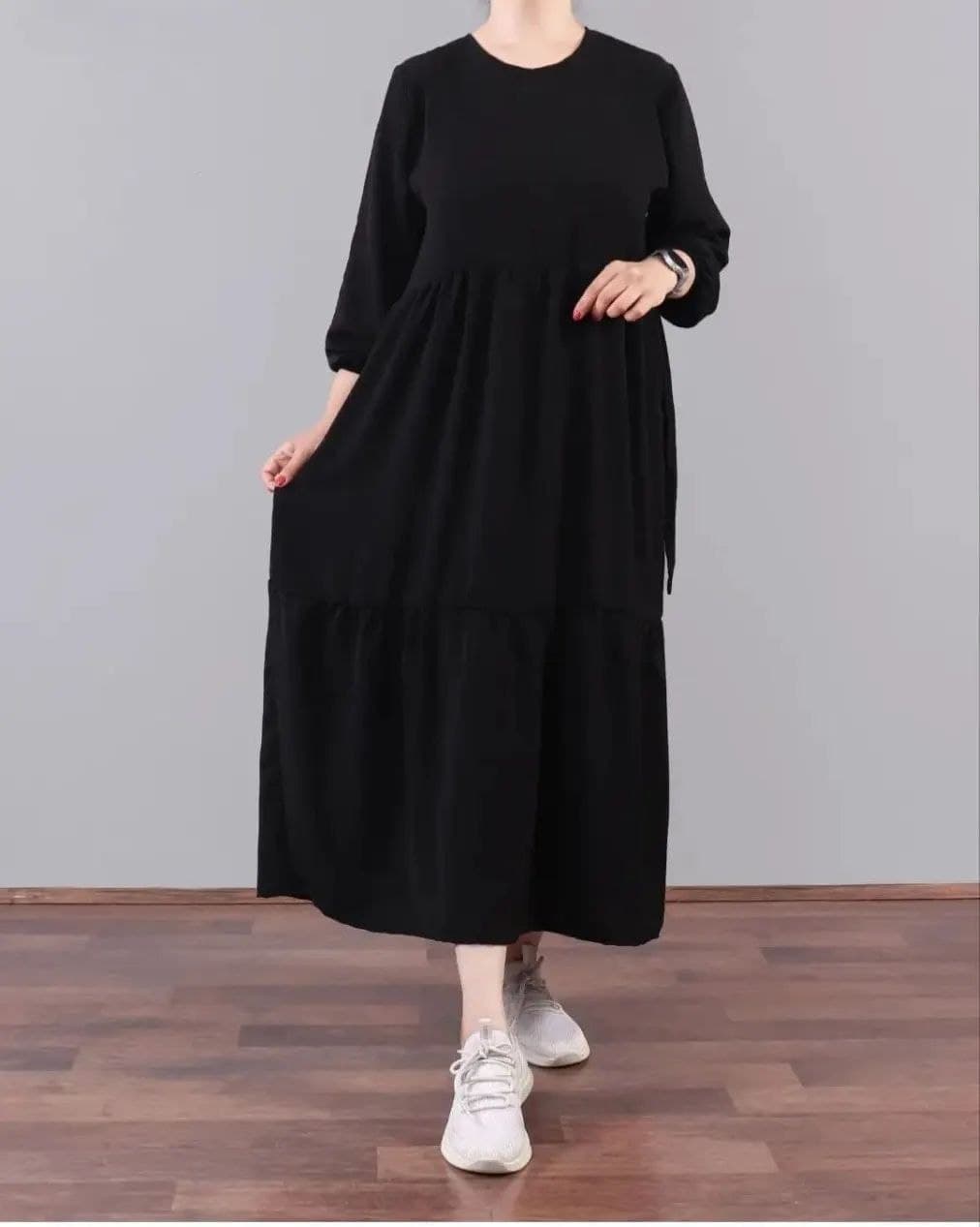 پیراهن مانتوی ابروبادطرح دریا/کد6572 — تصویر ۳