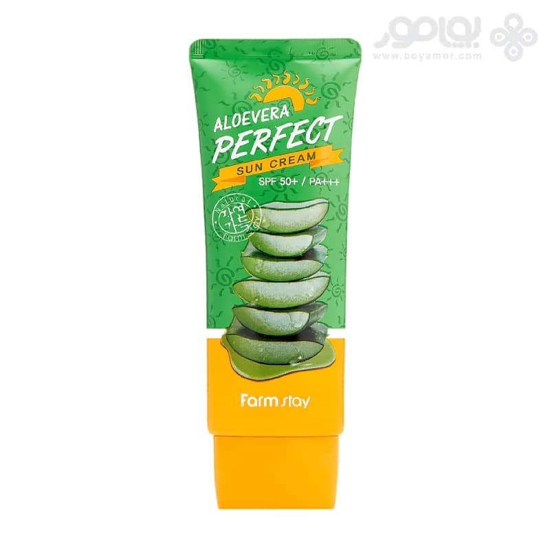 کرم ضد آفتاب فارم استی مدل ALOE VERA PERFECT حاوی SPF50 وزن 70 گرم