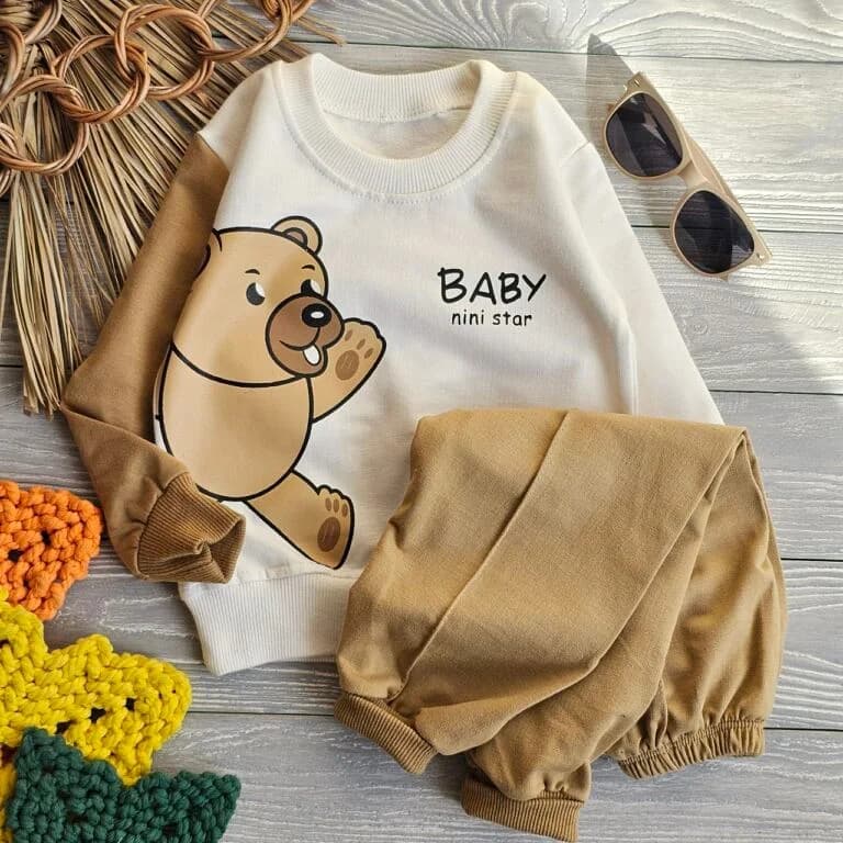 بلوز شلوار خرس BABY کد 2668 – قواره دار