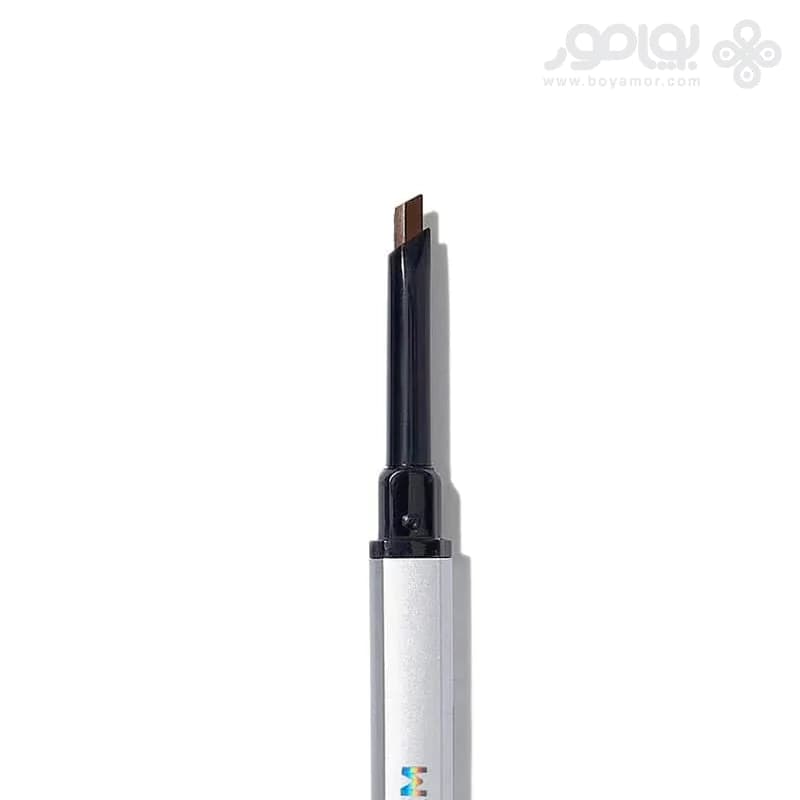 مداد ابروی پیچی شیگلم مدل FEATHERY ANGLED رنگ قهوه ای تیره — تصویر ۷