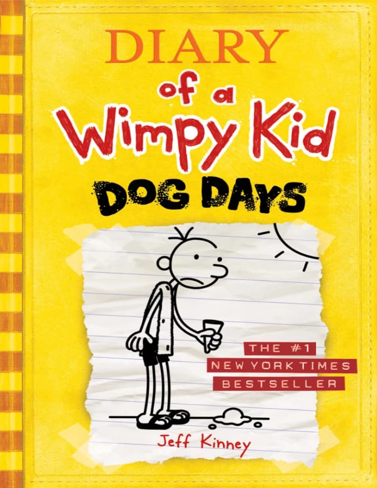 کتاب Diary of a Wimpy Kid: Dog Days (دفترچه خاطرات یک بچه چلمن: روزهای سگی) نسخه انگلیسی PDF | جف کینی