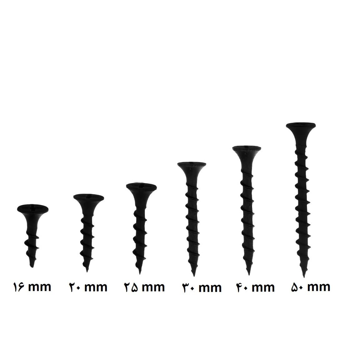 پیچ ام دی اف مدل MTSN-MDF-200 مجموعه 200 عددی — تصویر ۲
