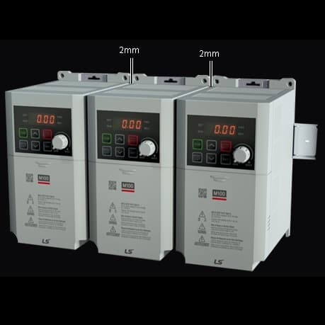 اینورتر تک فاز به سه فاز LS سری M100 توان 0.75KW فیلتردار — تصویر ۴