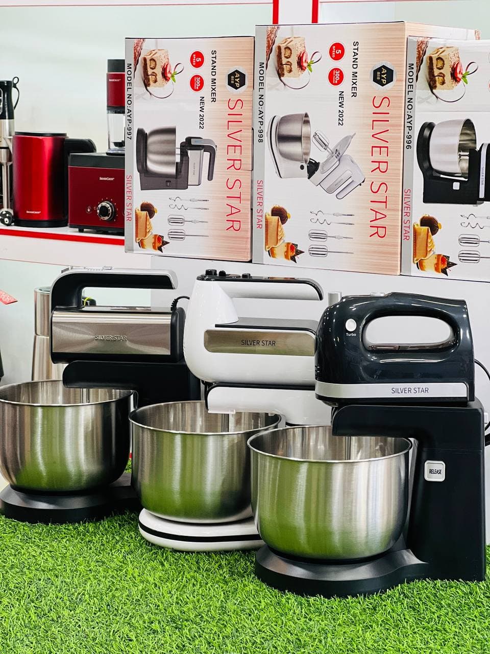 همزن نیمه حرفه ای مدل 998 سیلور استار / SILVER STAR AYP-998 — تصویر ۳