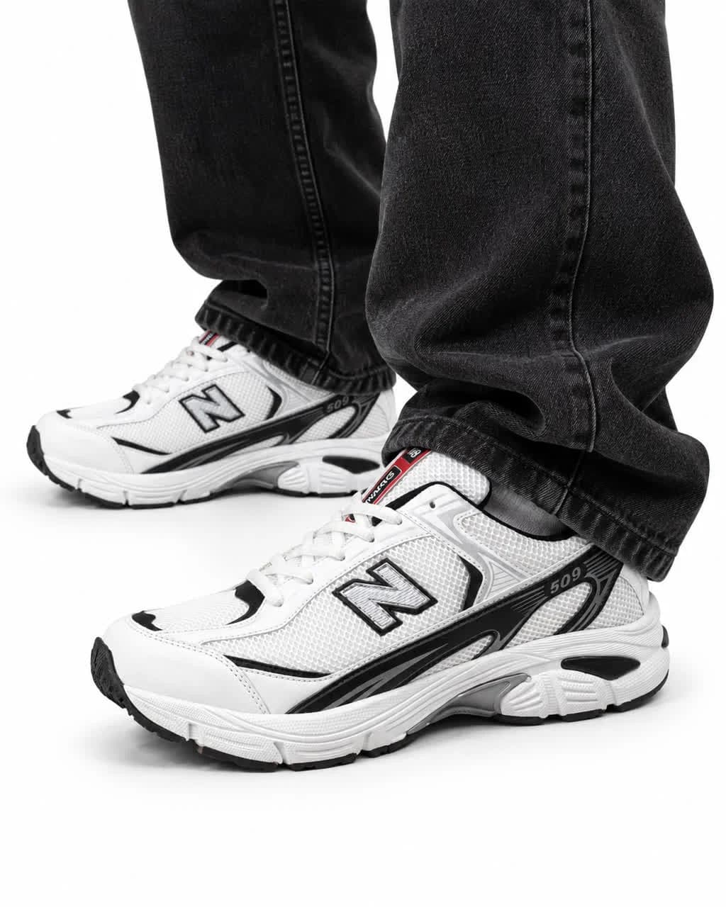 کتونی بزرگ پا مدل نیوبالانس 509 سفید مشکی New Balance509 — تصویر ۲