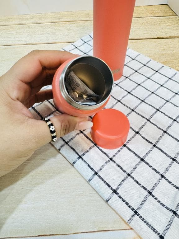 مینی فلاسک استیل مدادی TYESO تایسو کد 2403 — تصویر ۶