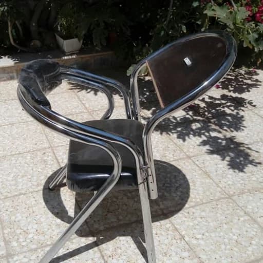 صندلی نماز پایه استیل طرح مبل با سجده گاه بزرگ متحرک و قابلیت افزایش ارتفاع و نشیمنگاه ابری ضخیم فروش قسطی مبلمان فرنا مدل 1128097