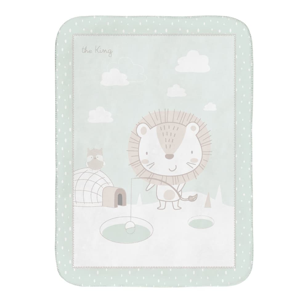 پتو جعبه ای super soft کیکابو سایز 110*140 سانت jungle king