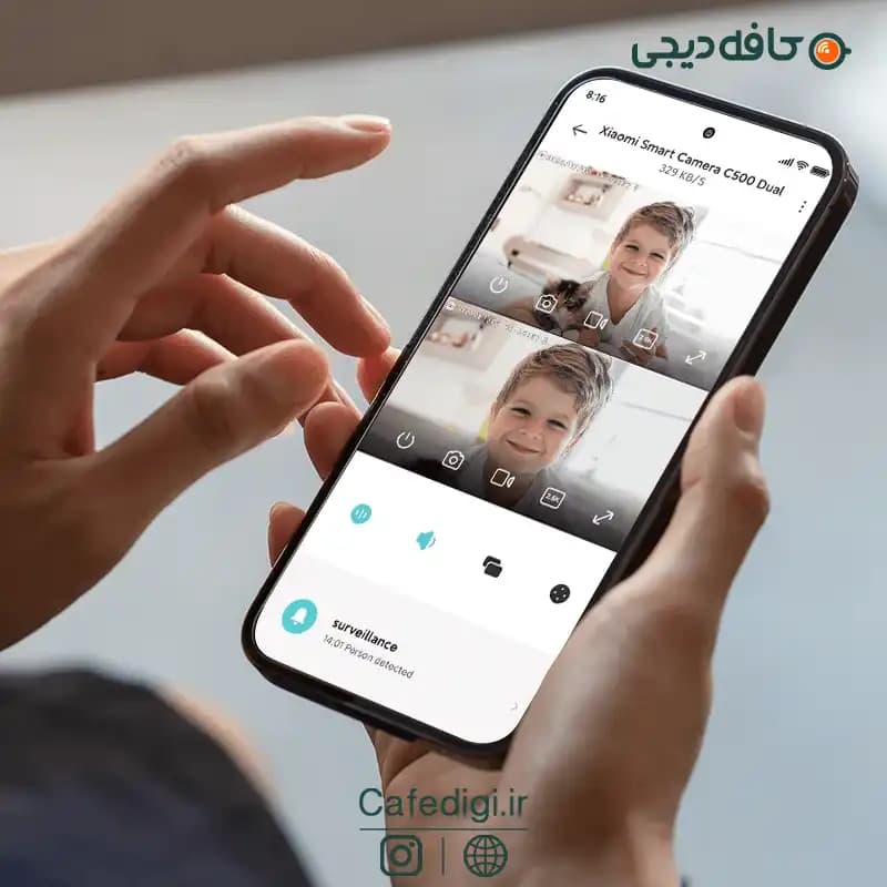 دوربین مداربسته شیائومی Xiaomi C500 Dual — تصویر ۷