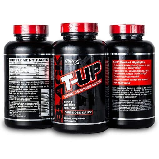 تست بوستر تی آپ ناترکس بلک Nutrex Black T-Up — تصویر ۲