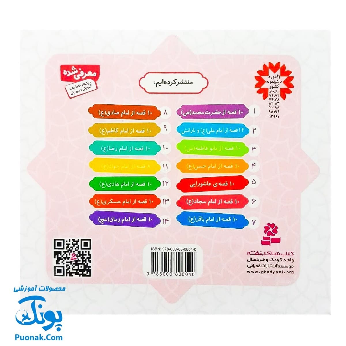 کتاب ۱۰ قصه از امام سجاد (ع) برای بچه ها (همراه با معصومین ۶) — تصویر ۲