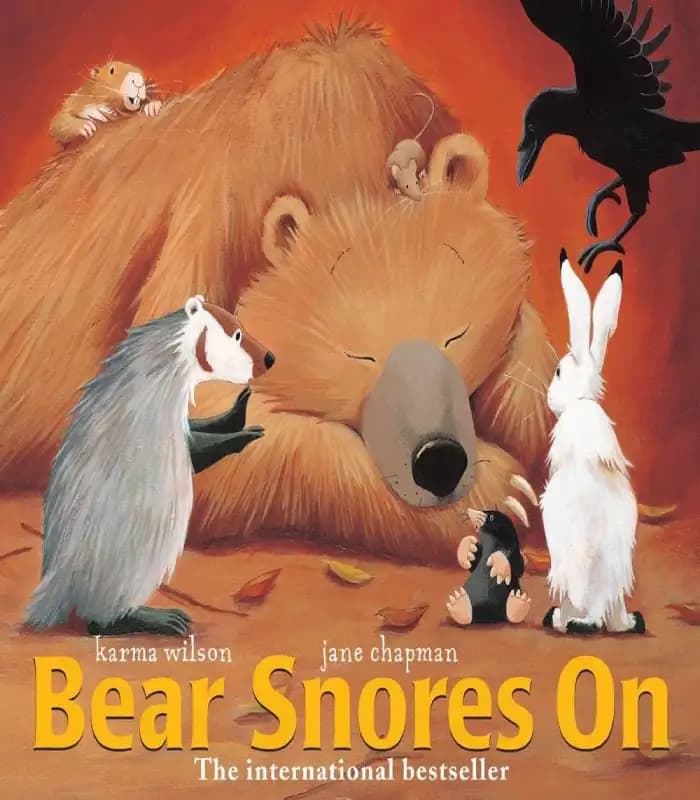 کتاب Bear Snores On (خرس خر و پف میکند) اثر کارما ویلسون | نسخه انگلیسی PDF