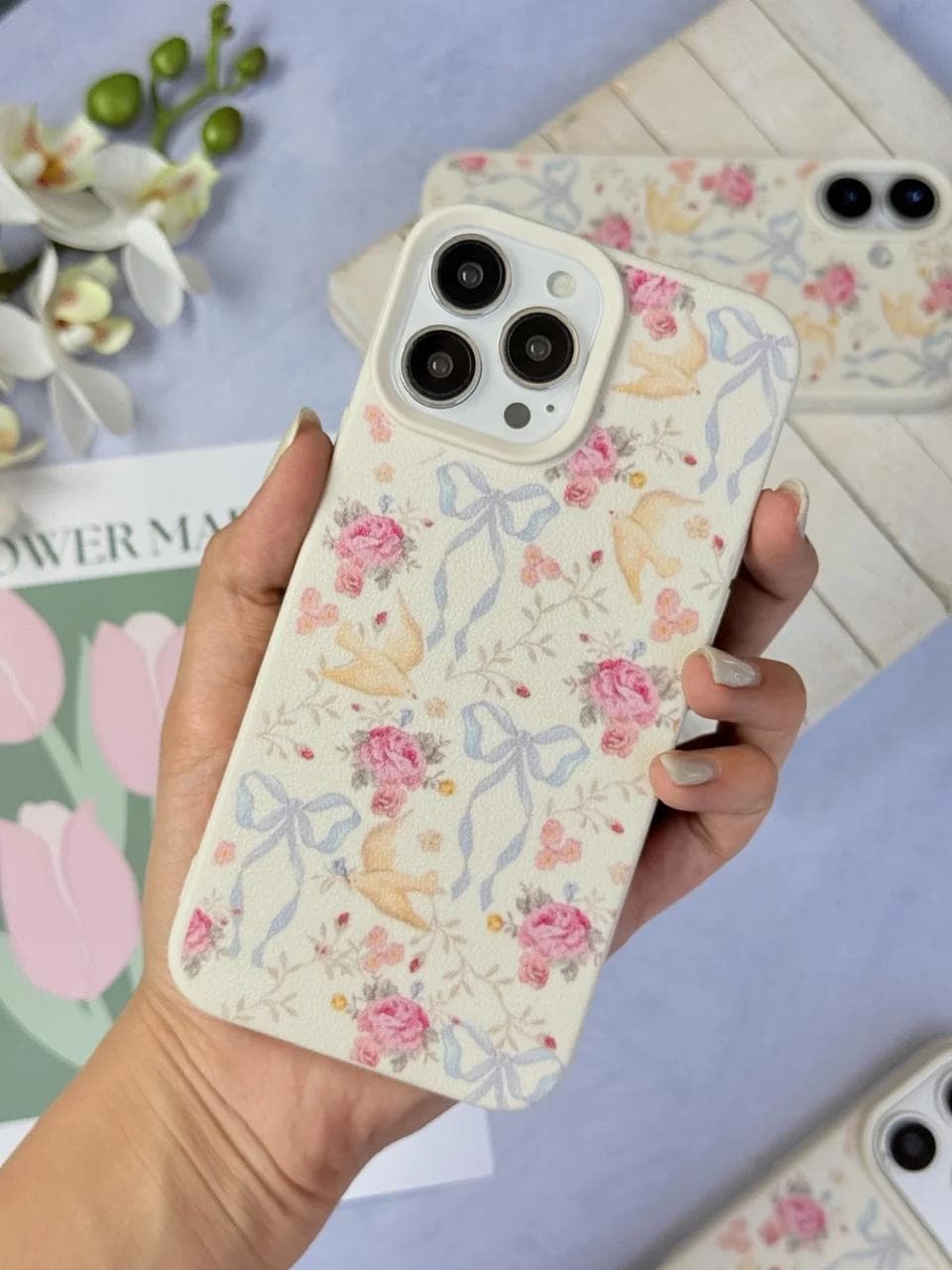 قاب آشیانه پرنده های عاشق آیفون ، سامسونگ ، شیائومی (کدC2259) مناسب برای 16Pro — تصویر ۶