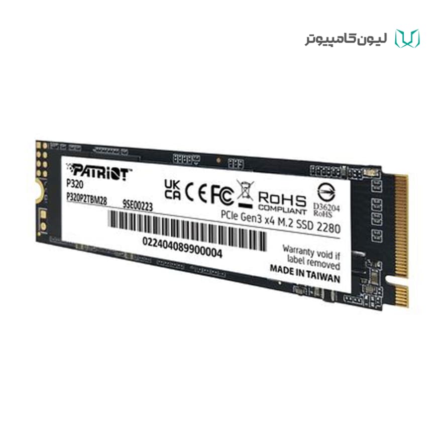 حافظه SSD M2 Patriot اینترنال پاتریوت P320 ظرفیت 1 ترابایت — تصویر ۳