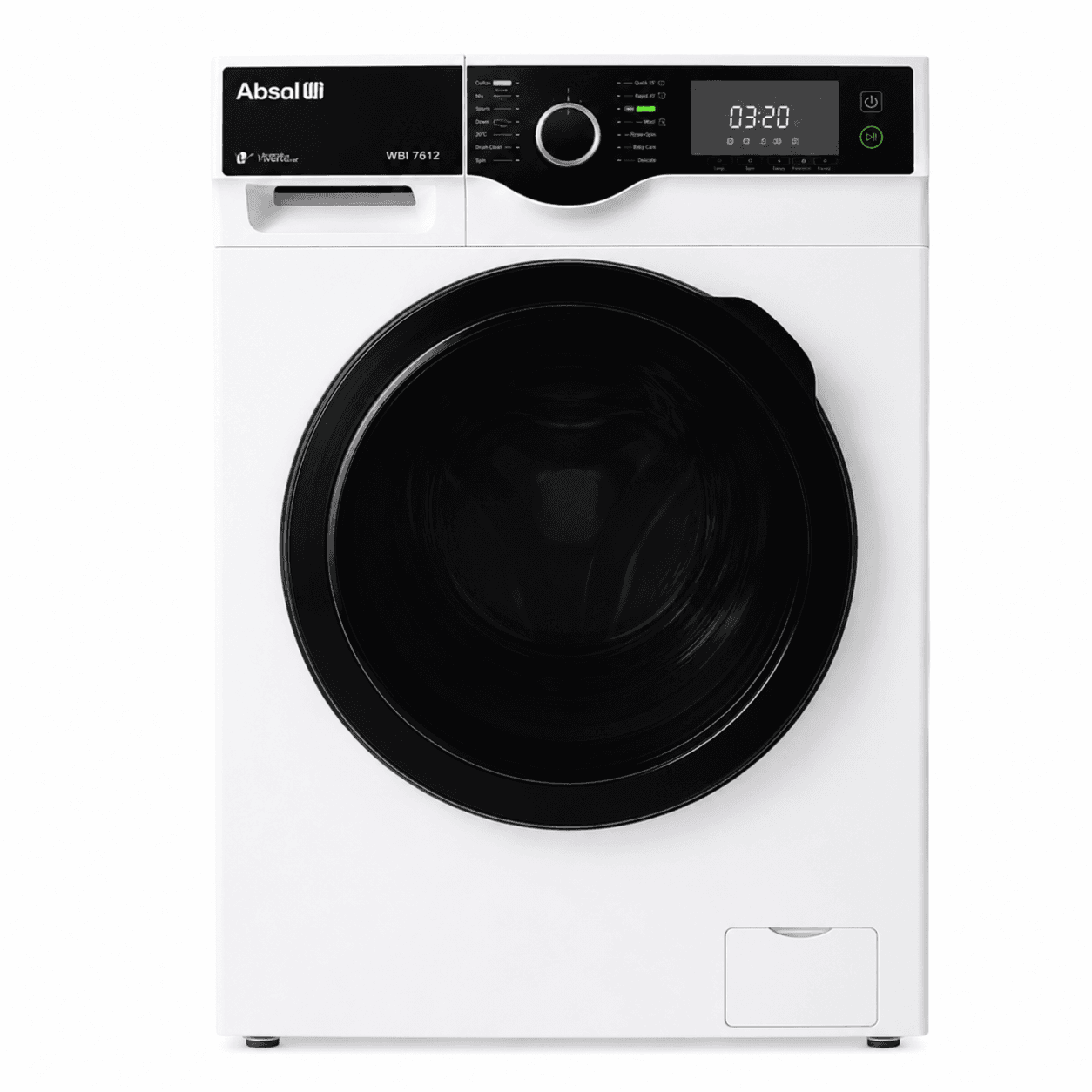 ماشین لباسشویی آبسال مدل WBI7612W